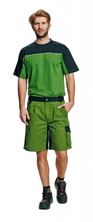 STANMORE šortky zelená/čierna 56