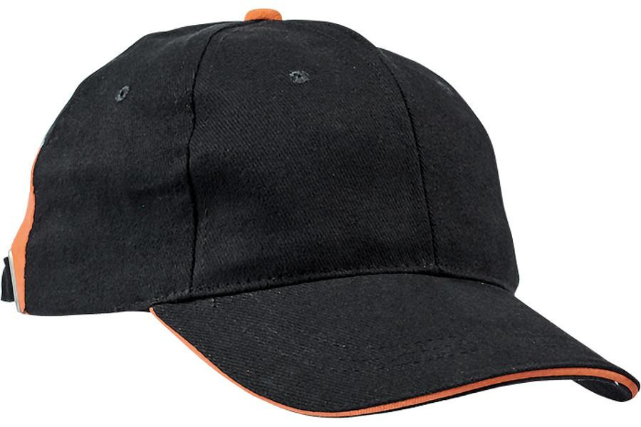 KNOXFIELD baseball čiapka čierna/oranžová
