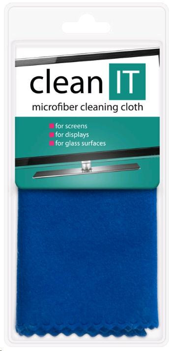 CLEAN IT Čistiaca utierka z mikrovlákna, veľká 42x40 cm modrá