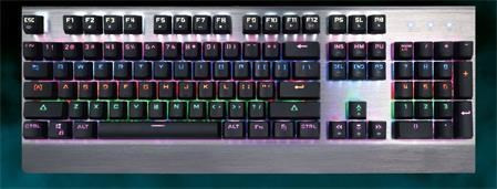 CRONO gaming klávesnica CK3010, mechanická, podsvietená, CZ+SK, USB, Black