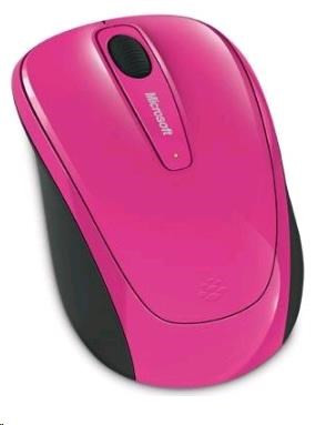 Microsoft myš L2 Wireless Mobile Mouse 3500 Mac/Win USB Hdwr Pink