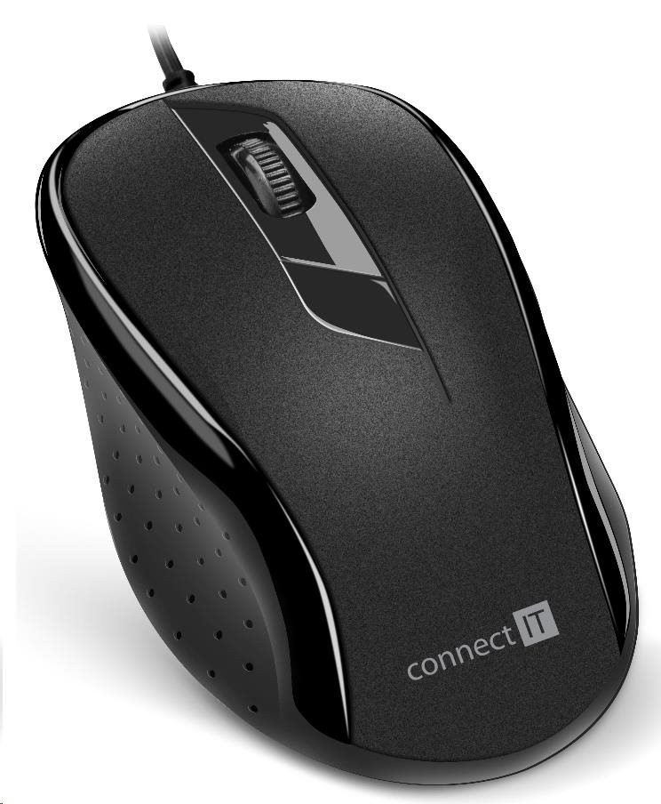 CONNECT IT Optická myš, USB, čierna