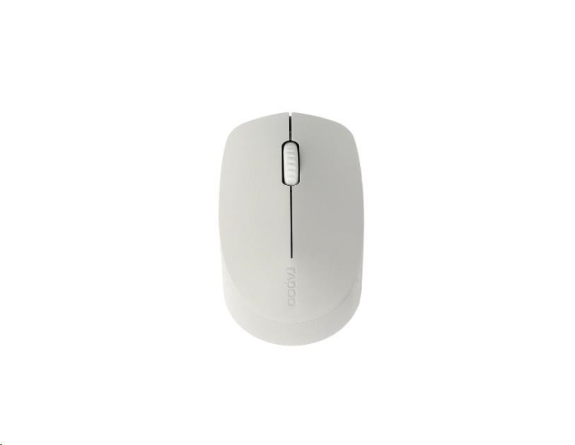 Rapoo  - RAPOO myš M100 Silent Comfortable Silent Multi-Mode Mouse, Light Grey