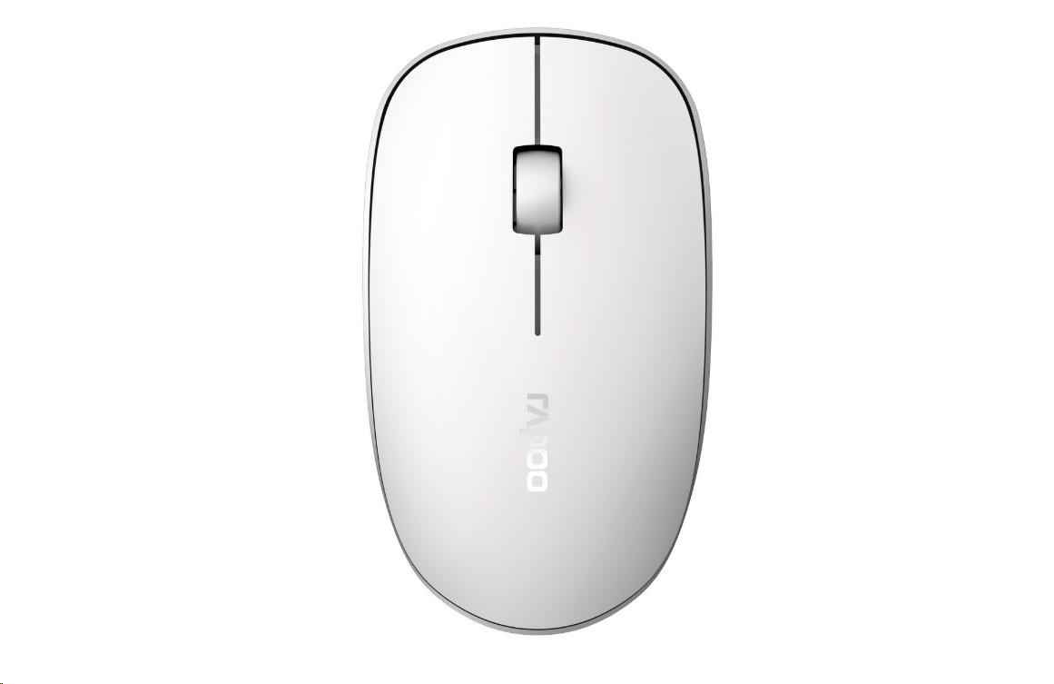 Rapoo  - RAPOO myš M200 Silent Multi-Mode Wireless Mouse, White
