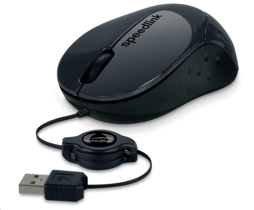 SPEED LINK myš BEENIE Mobile Mouse, USB, čierna