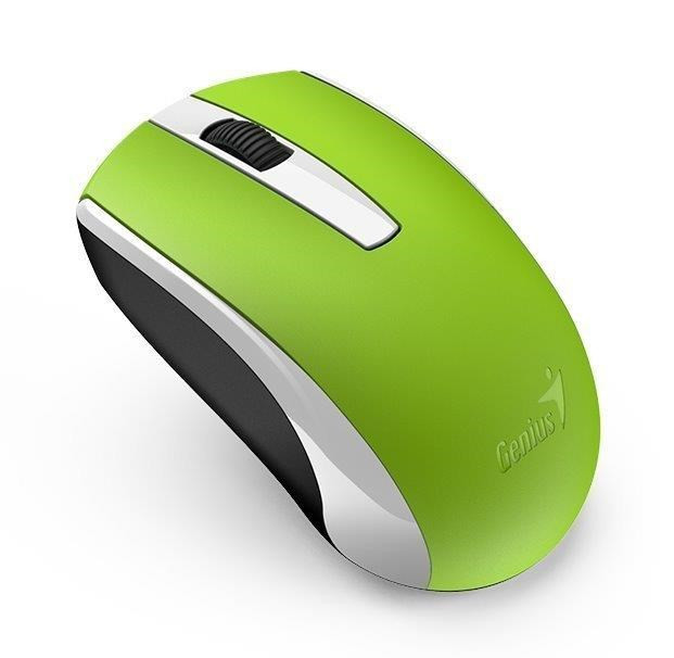 GENIUS myš ECO-8100/ 1600 dpi/ dobíjacia/ bezdrôtová/ zelená