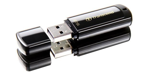 TRANSCEND Flash Disk 16GB JetFlash®350, USB 2.0 (R:13/W:4 MB/s) čierna