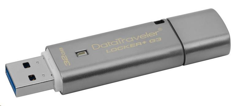 Kingston 32GB USB 3.0 DT Locker+ G3 + Automatic Data Security