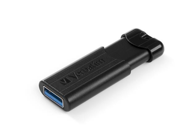 VERBATIM Flash Disk PinStripe USB 3.0, 16GB - čierna
