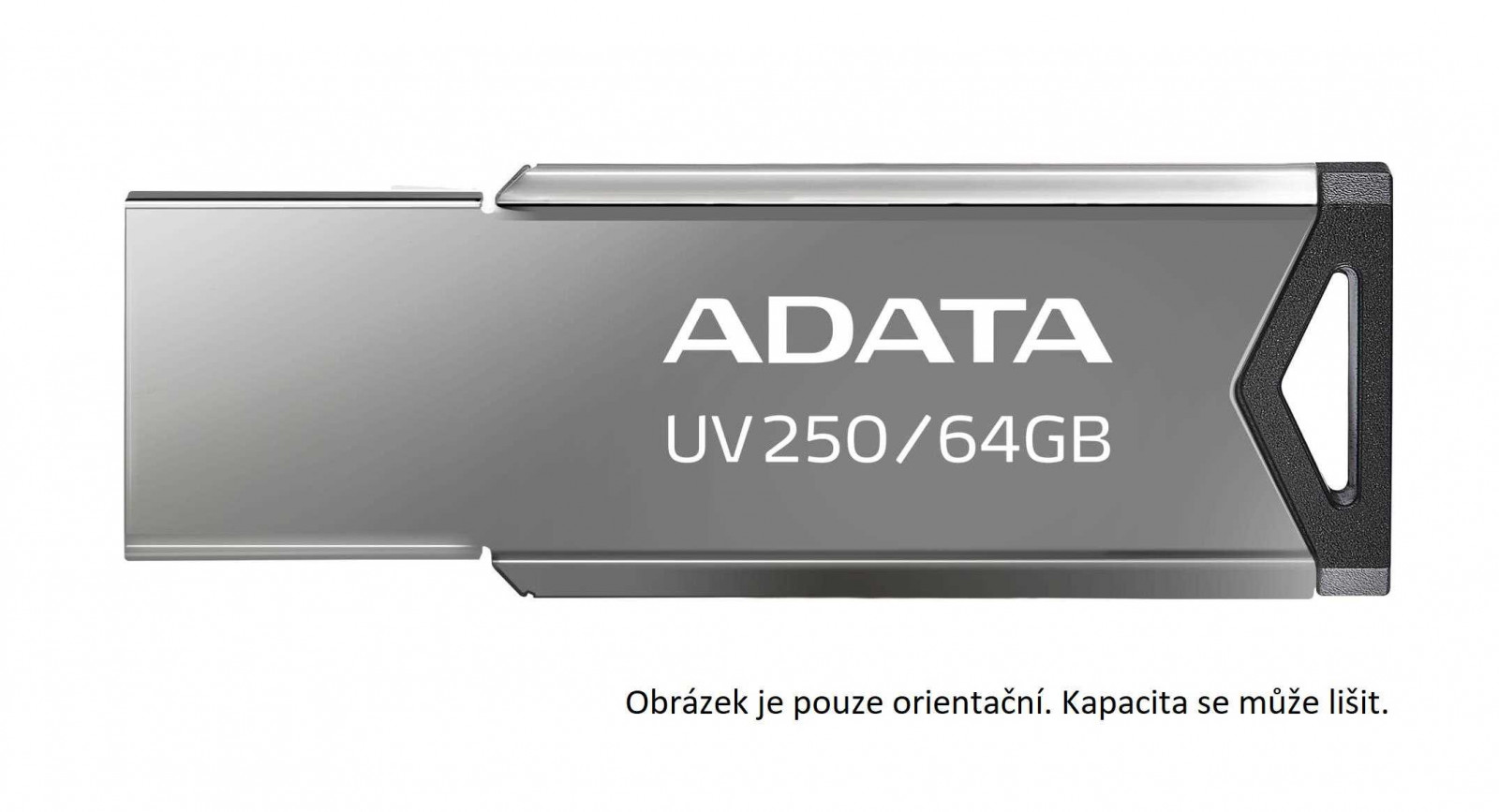 ADATA Flash Disk 32GB UV250, USB 2.0 Dash Drive, tmavo strieborná