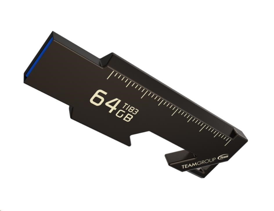 TEAM Flash Disk 64GB T183, USB 3.2 (vodotesný, prachotesný, nárazuvzdorný, odolný proti korózii)