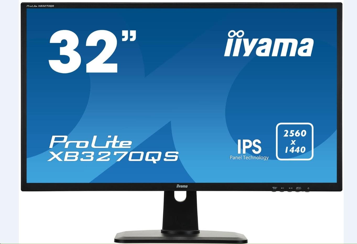 Iiyama monitor ProLite XB3270QS-B1, 80cm (31, 5&#39;&#39;), DVI, HDMI, black
