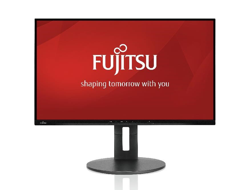 FUJITSU LCD B27-9 TS FHD 27" mat 1920x1080, 250cd, 5ms, DP HDMI DSUB, USB + USB-C, pivot, čierny - kábel DP