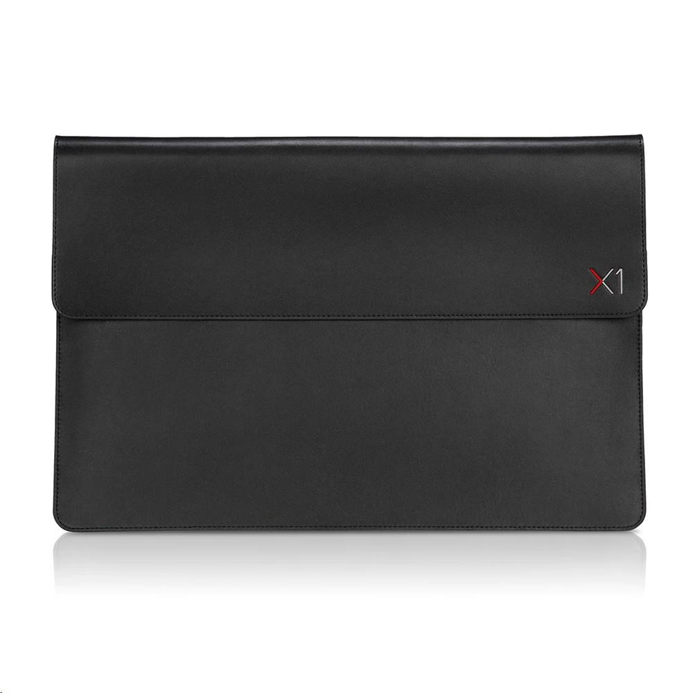 LENOVO púzdro ThinkPad X1 Carbon/Yoga Leather Sleeve - pre notebooky do veľkosti 14", čierny