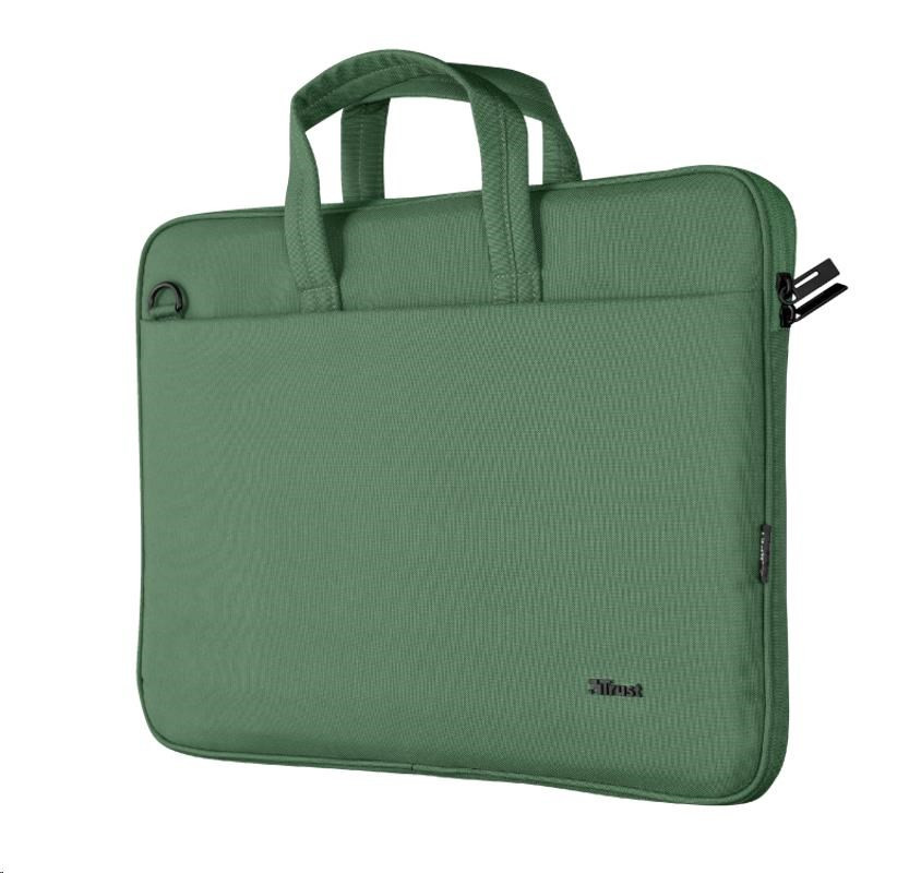 TRUST Puzdro na notebook 16" Bologna Slim Laptop Bag Eco, zelená