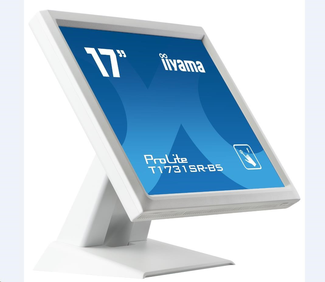 Iiyama dotykový monitor ProLite T1731SR-W5, 43.2 cm (17&#39;&#39;), AT white