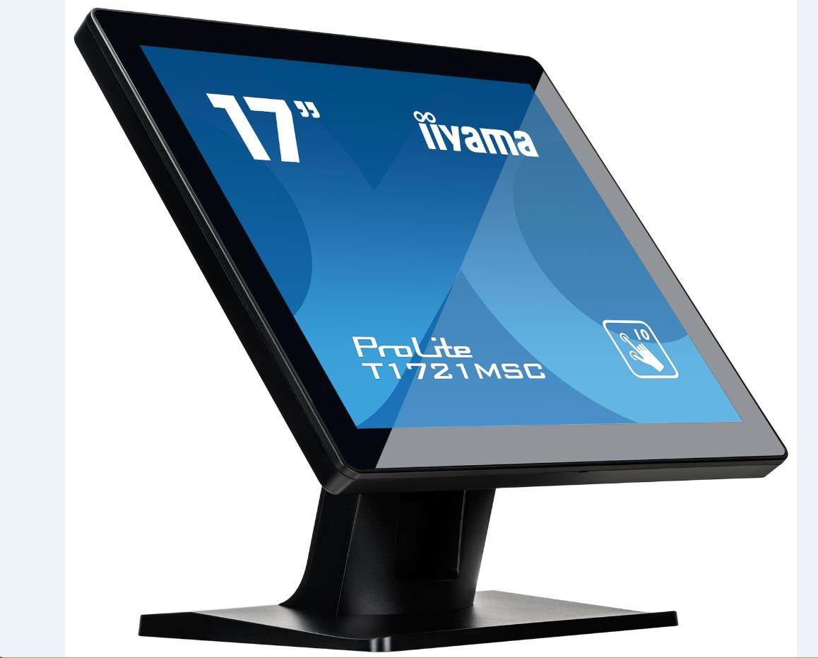 Iiyama dotykový monitor ProLite T1721MSC, 43.2 cm (17&#39;&#39;), CAP 10-touch, black