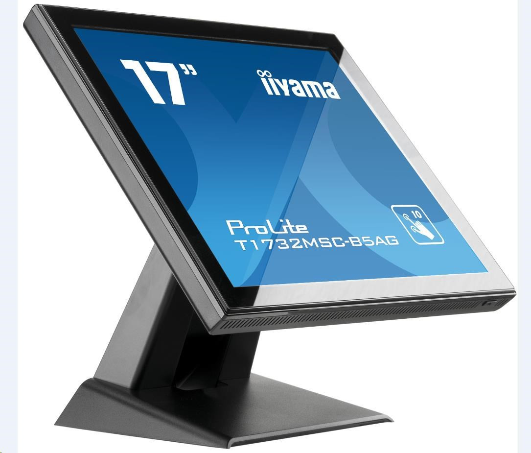 Iiyama dotykový monitor ProLite T1732MSC-B5AG, 43.2 cm (17&#39;&#39;), CAP 10-touch, black
