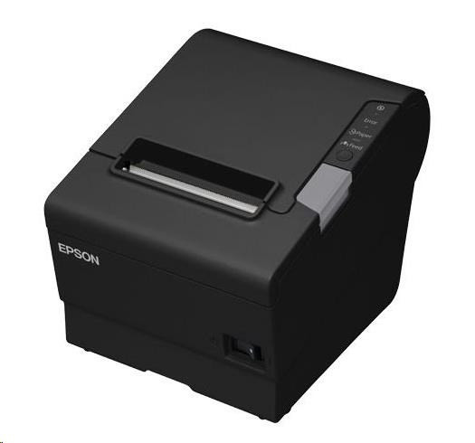 EPSON TM-T88VI pokladničná tlačiareň, RS232/USB/LAN, buzzer, čierna, so zdrojom