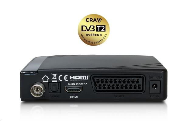 AB TereBox 2T HD terestriálny/káblový prijímač DVB-T2 SK