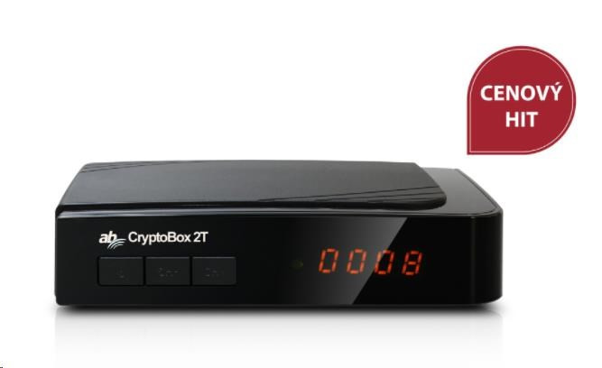 AB-COM SET TOP BOX CryptoBox 2T HD terestriálny/káblový prijímač