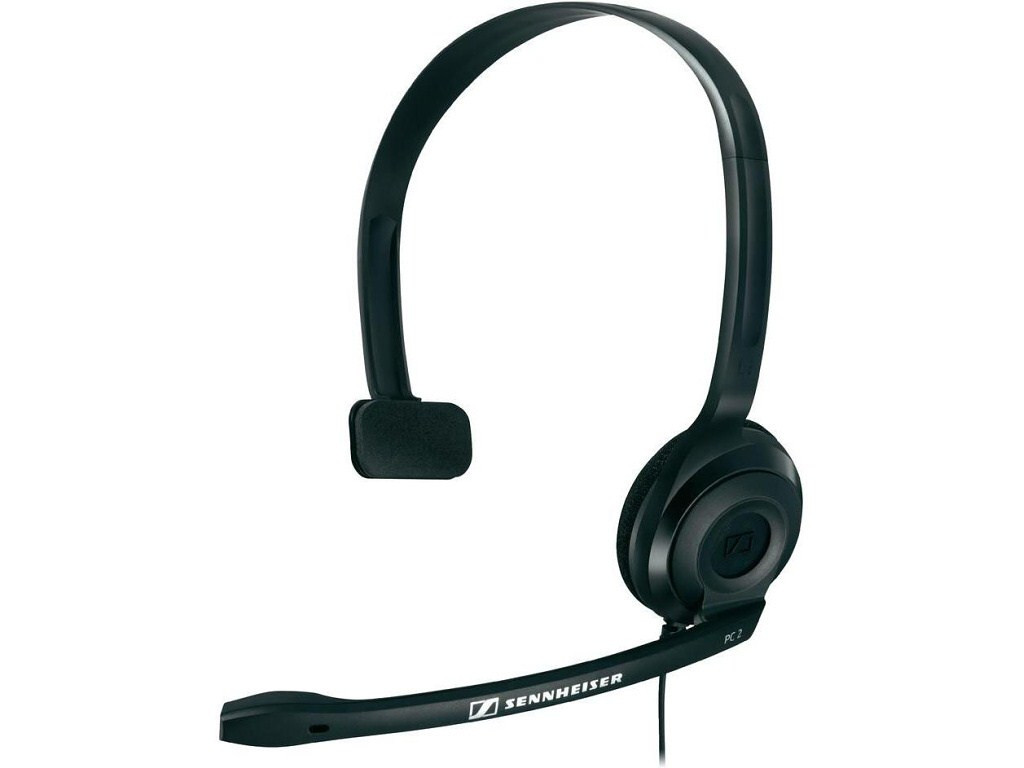 Značka SENNHEISER - SENNHEISER PC 2 CHAT black (čierny) headset - jednostranné slúchadlo s mikrofónom