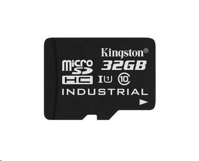 Kingston 32GB microSDHC UHS-I Industrial Temp Card Single Pack (bez adaptéra)