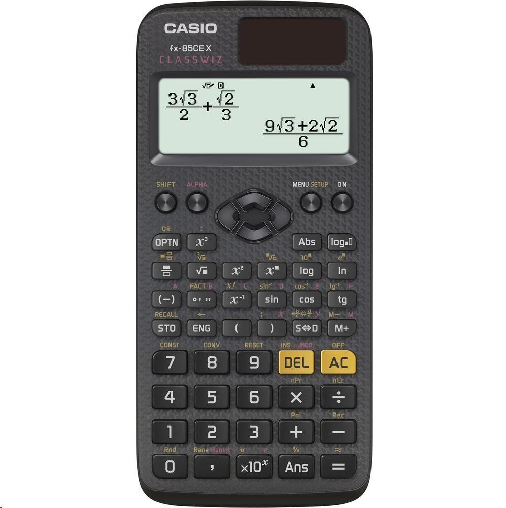 CASIO kalkulačka FX 85 CE X, čierna, školská