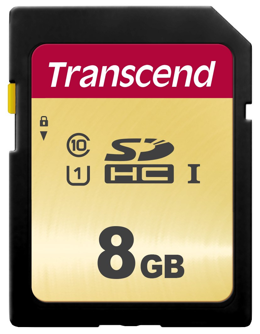 TRANSCEND SDHC karta 8GB 500S, UHS-I U1 (R:95/W:60 MB/s)