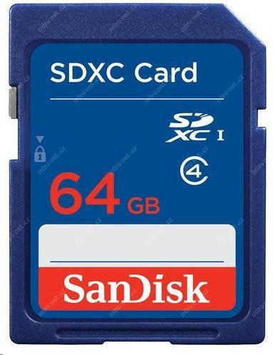 SanDisk SDXC karta 64GB (Class 4)