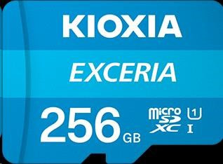 KIOXIA Exceria microSD karta 256GB M203, UHS-I U1 Class 10