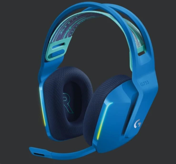 Logitech herné slúchadlá G733, LIGHTSPEED Wireless RGB Gaming Headset, EMEA, blue