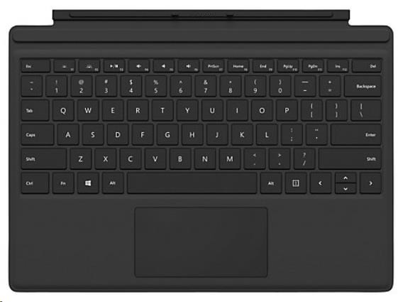 Microsoft Surface Go Type Cover čierny CZ/SK