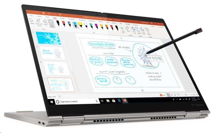 LENOVO NTB ThinkPad X1 Titanium Yoga Gen1 - i7-1160G7, 13.5" QHD IPS dotyk, 16GB, 1TBSSD, ThB, LTE, camIR, W10P