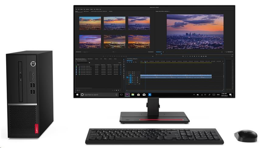 LENOVO PC V55T-15ARE - Ryzén 5 4600G, 8GB, 256SSD, DVD-RW, HDMI