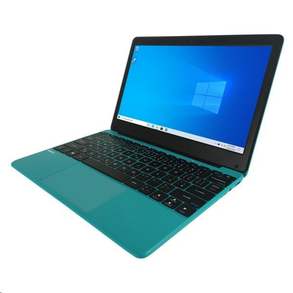 UMAX NTB VisionBook 12Wr Turquoise - 11, 6" IPS FHD 1920x1080, Celeron N4020 @ 1, 1 GHz, 4GB, 64GB, Intel UHD, W10P, Modro-zelená