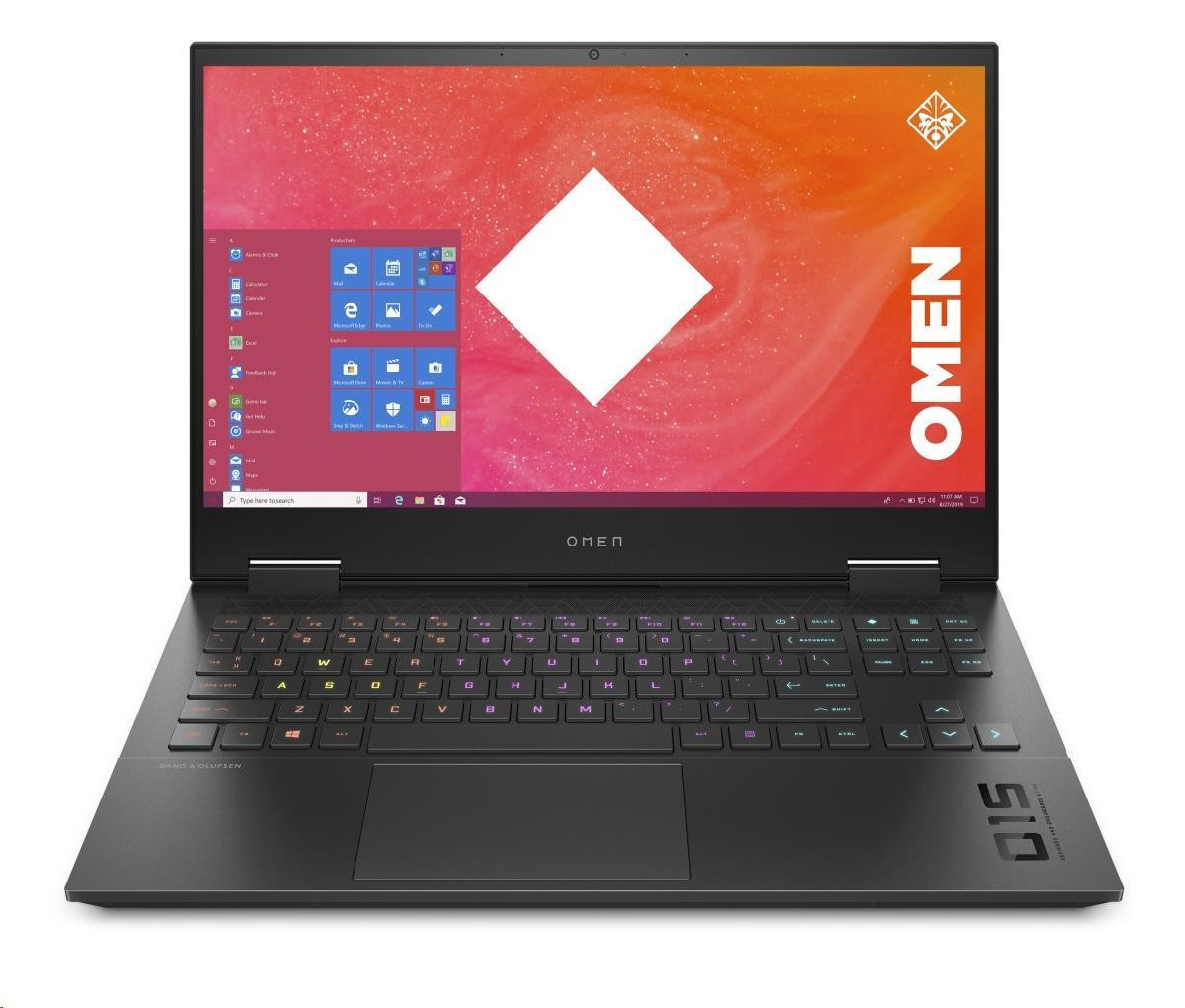 HP NTB OMEN 15-ek1002nc, i7 10870H, 15.6 FHD AG IPS 144Hz, 16GB DDR4, 1TB SSD, GeForce RTX 3070 8GB, Win10 Home, ON-SITE