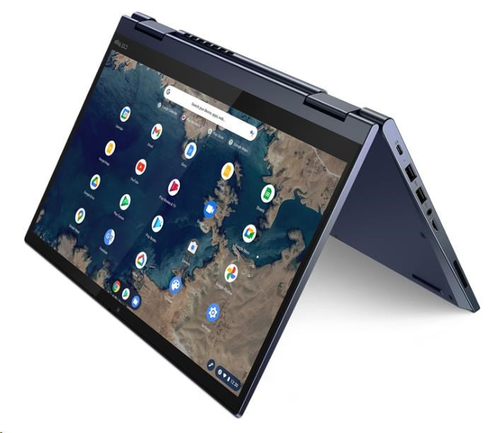 LENOVO NTB ThinkPad C13 Yoga Gen1 Chromebook - Athlon 3150C, 13.3" FHD IPS Touch, 4GB, 64eMMC, HDMI, USBC, Chrome, modrá