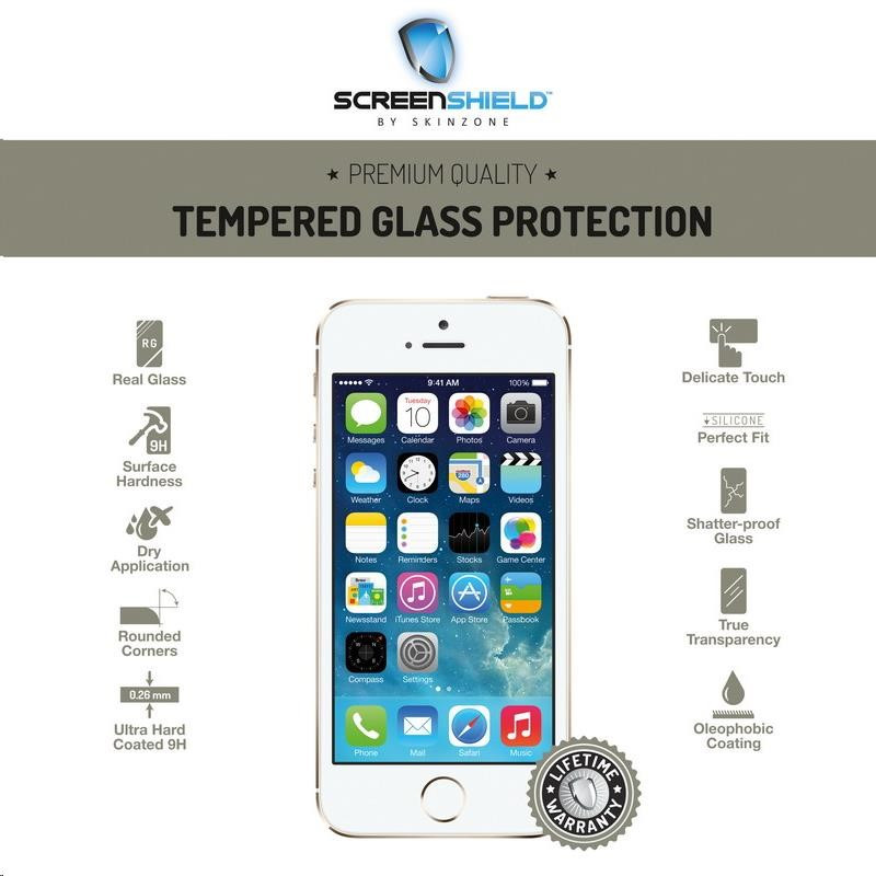 ScreenShield ochrana displeja Tempered Glass pre Apple iPhone 5/5S/5C