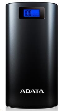 ADATA PowerBank P20000D - externá batéria pre mobil/tablet 20000mAh, 2, 1A, čierna