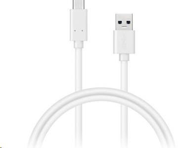 CONNECT IT Wirez USB-C (Type C) - USB, biely, 0, 5 m