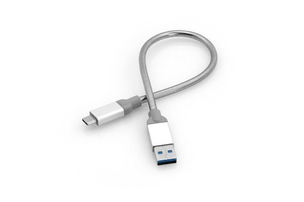 VERBATIM kábel USB-C to USB-A Sync & Charge Cable USB 3.1 GEN 2 30cm (Silver)