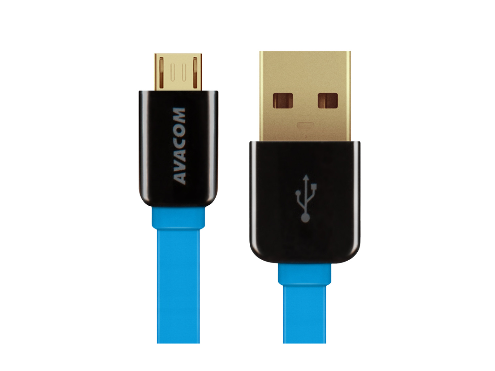 AVACOM MIC-120B kábel USB - Micro USB, 120cm, modrá