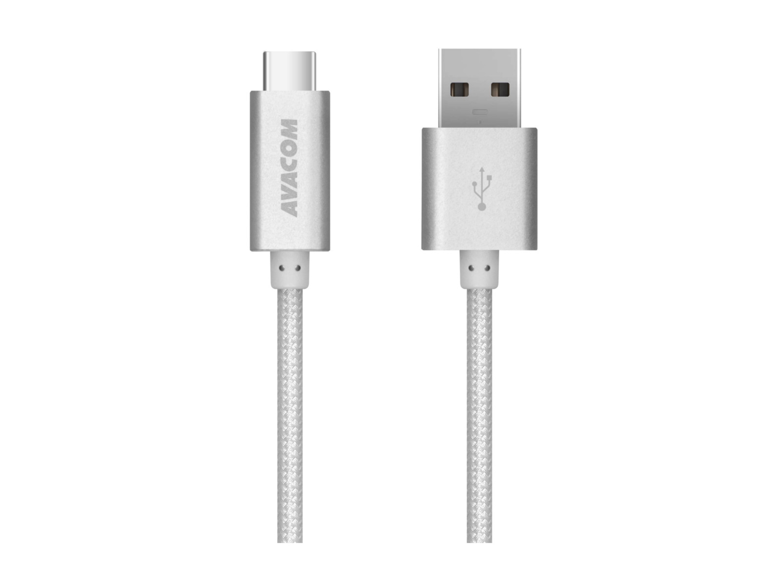 AVACOM TPC-100S kábel USB - USB Type-C, 100cm, strieborná