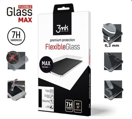 3mk hybridné sklo FlexibleGlass Max pre Apple iPhone 11 Pro Max, čierna