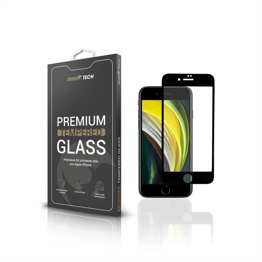 RhinoTech 2 Tvrdené ochranné 3D sklo pre Apple iPhone SE 2020 (Edge Fit)