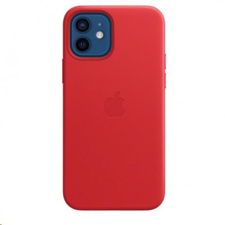 APPLE iPhone 12/12 Pre Leather Case with MagSafe - (PRODUCT) Red