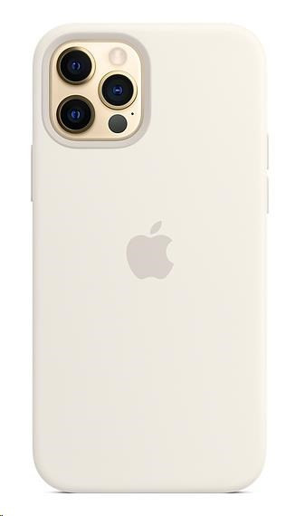 APPLE iPhone 12/12 Pre Silicone Case with MagSafe - White