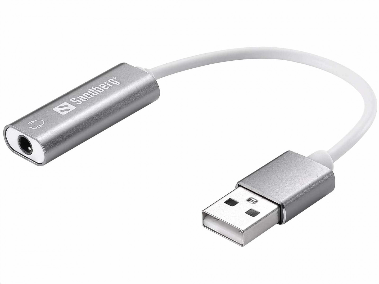 Sandberg adaptér USB -> 3, 5 mm jack