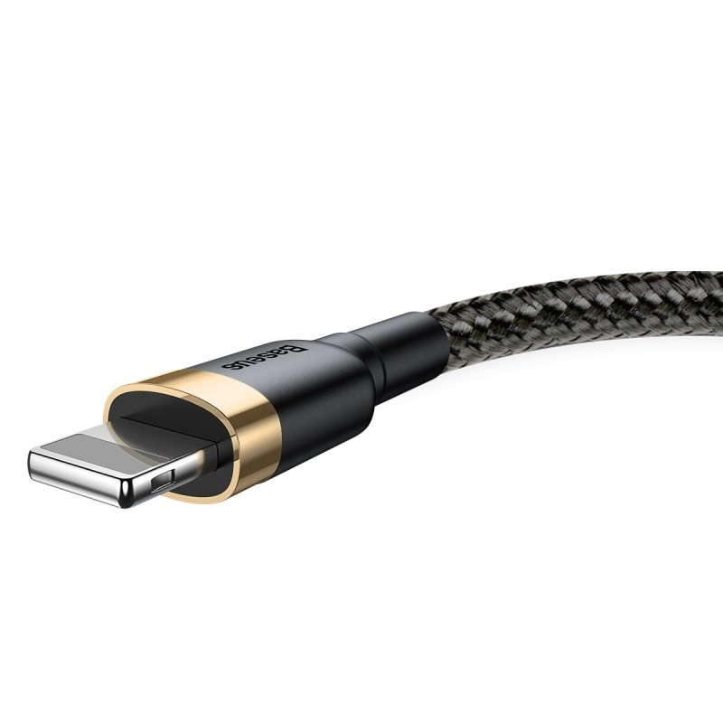 Baseus Cafule nabíjací / dátový kábel USB na Lightning 1, 5A 2m, zlatá-čierna